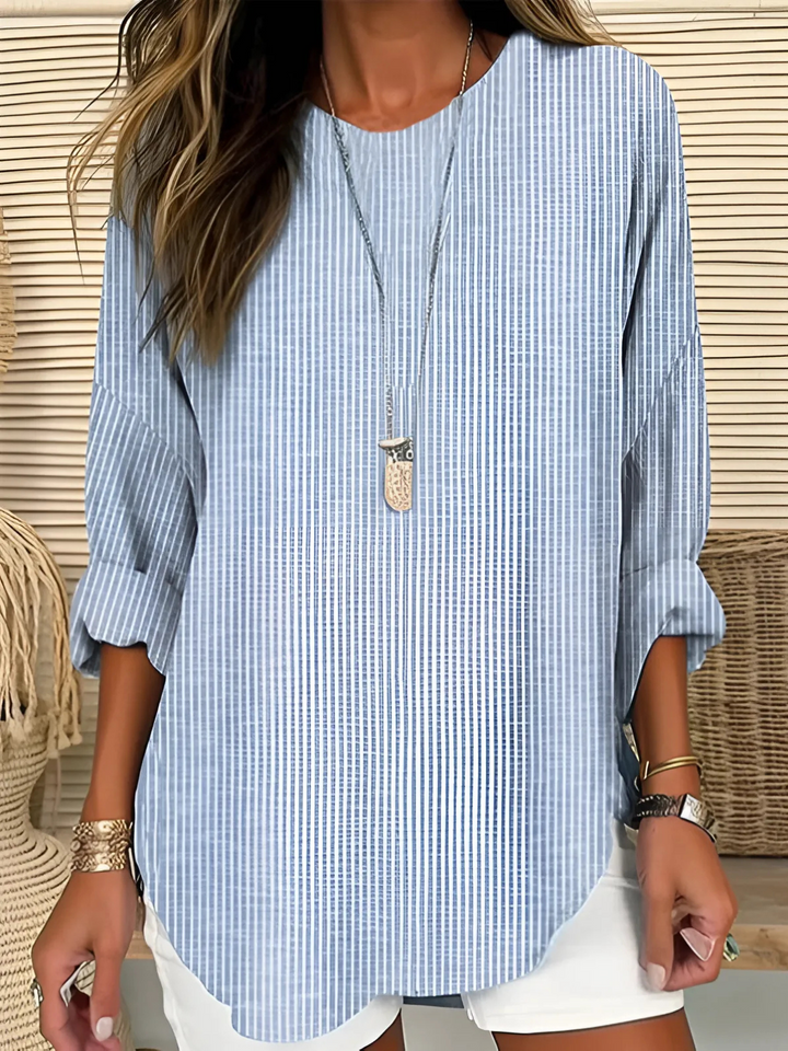 Rhea | Blusa Listrada na Moda