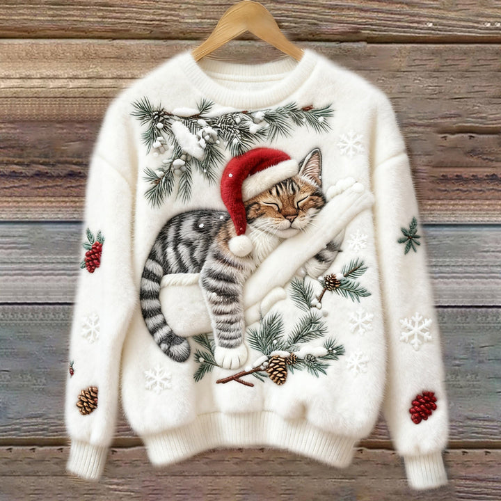 Emery | The Purrfect Christmas Sweater for Cat Lovers