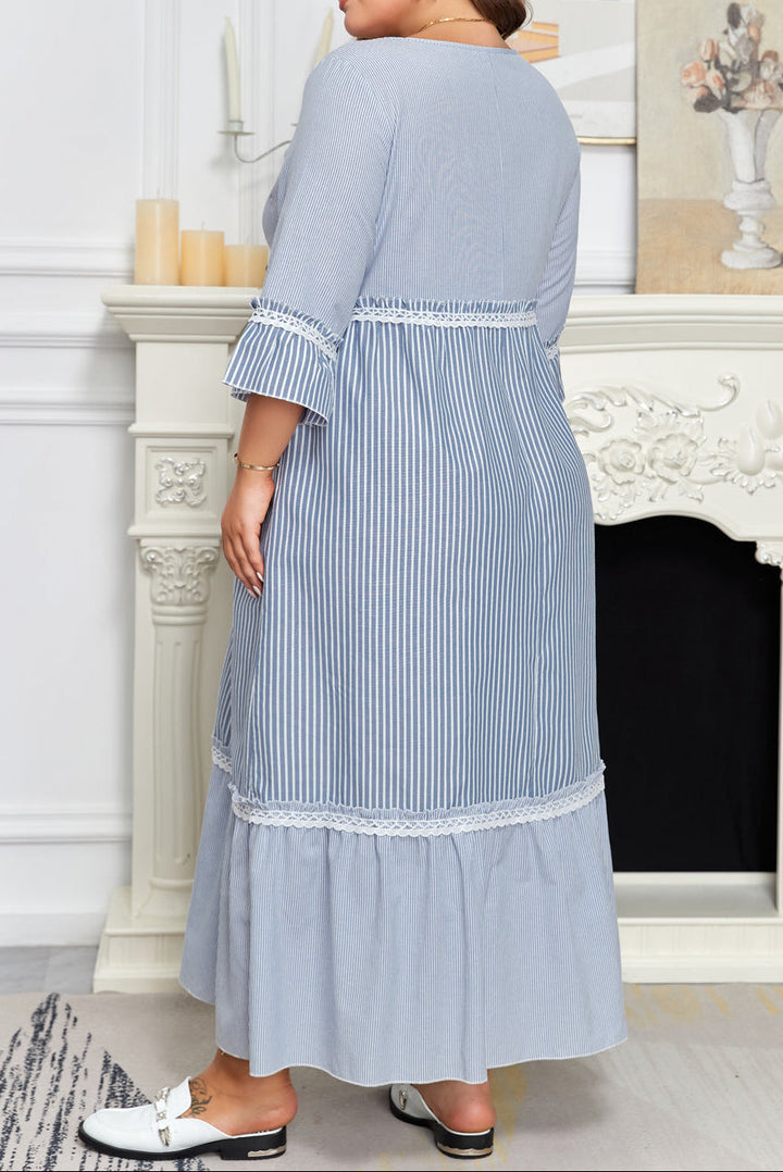Skyline | Vestido Maxi Listrado