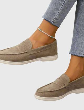 Molly | Women's Classic Comfort Loafers, Breathable Non-Slip Slip-On Loafers