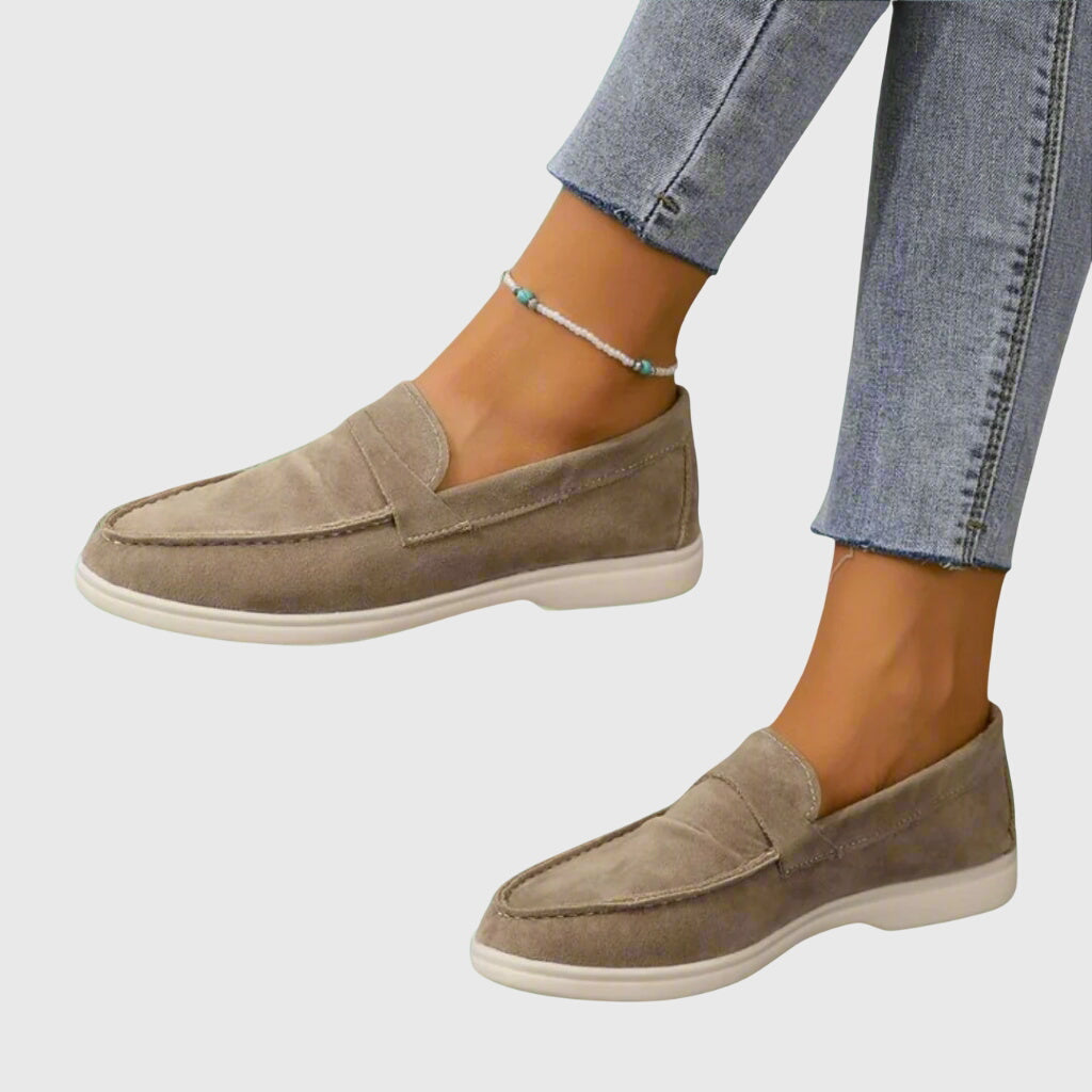 Molly | Women's Classic Comfort Loafers, Breathable Non-Slip Slip-On Loafers