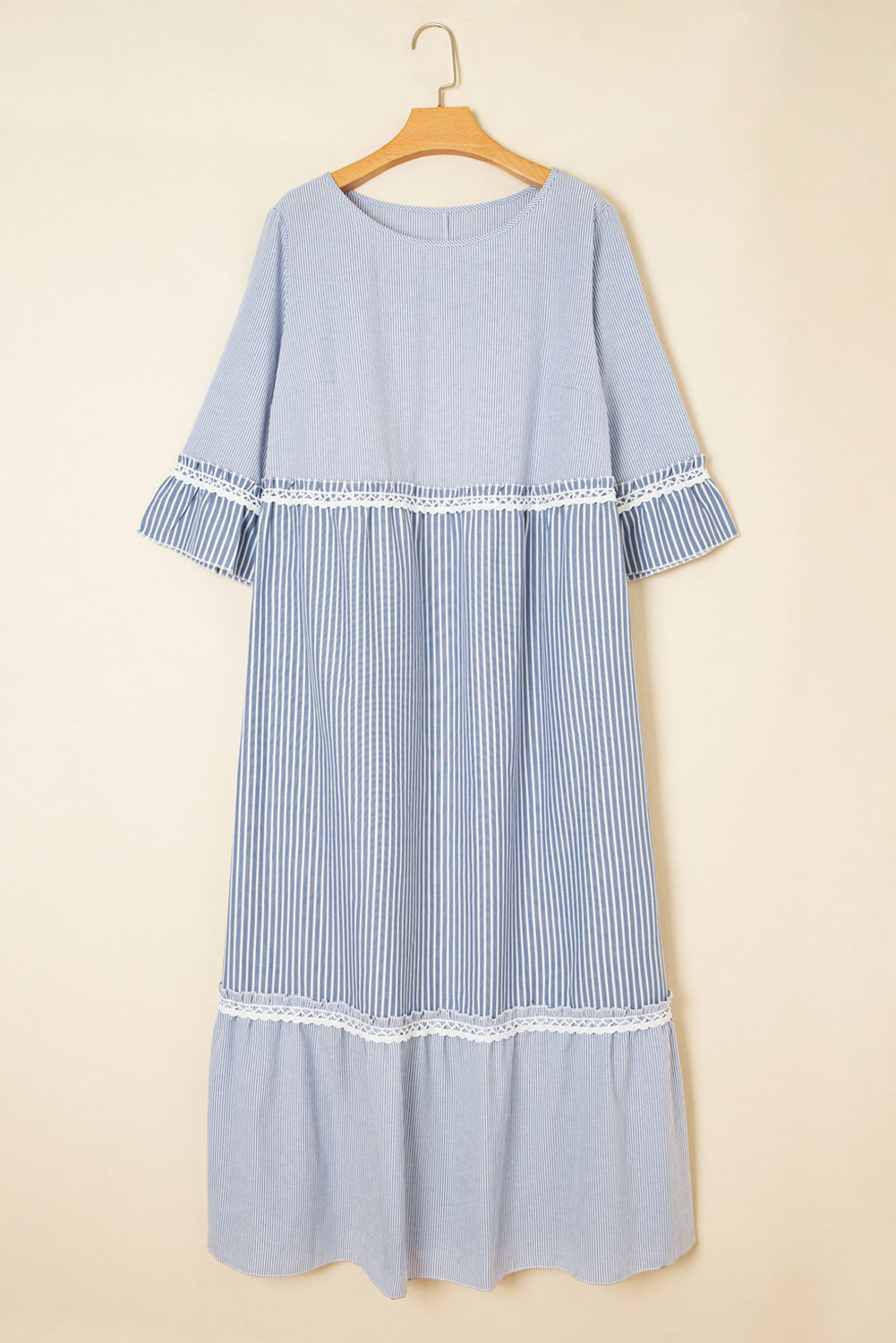 Skyline | Vestido Maxi Listrado