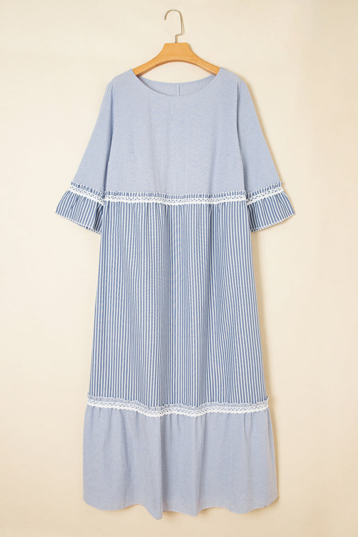 Skyline | Vestido Maxi Listrado