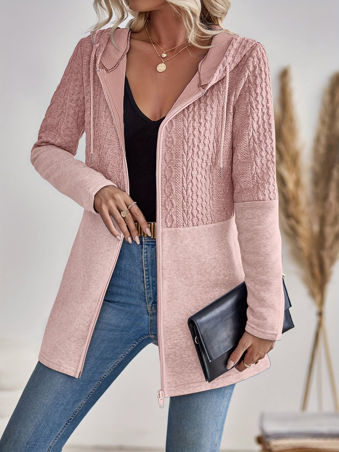VESPARA | Women's Hoodie with Zipper