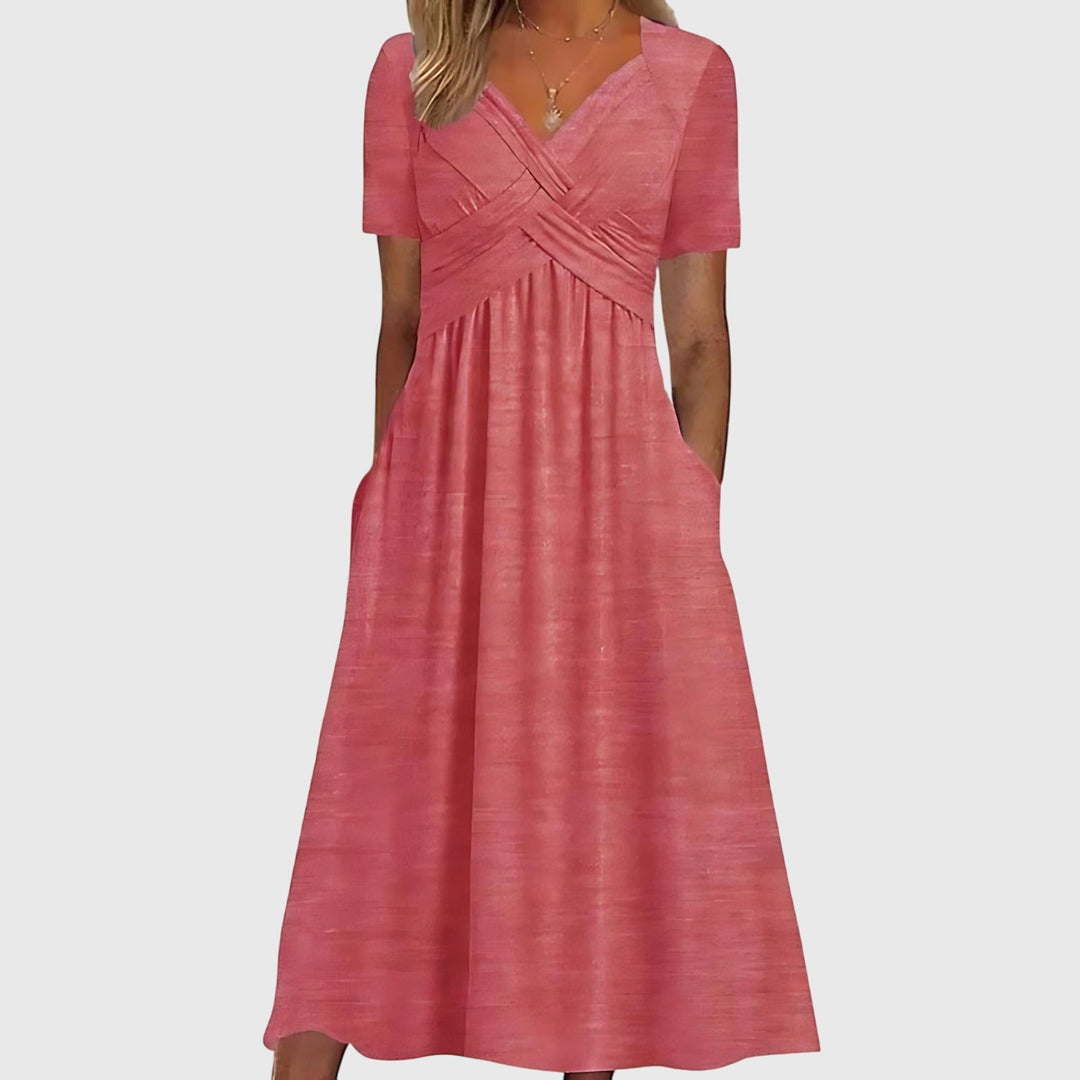 Manola | Vestido Midi com Cobertura para Barriga