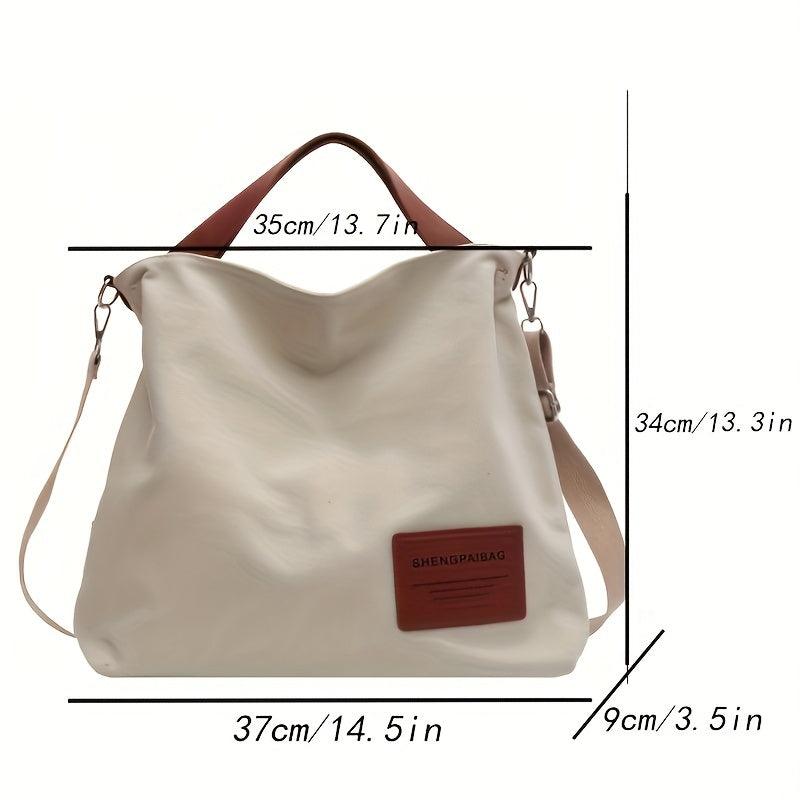 Bolsa de Ombro em Canvas Estilosa e Prática