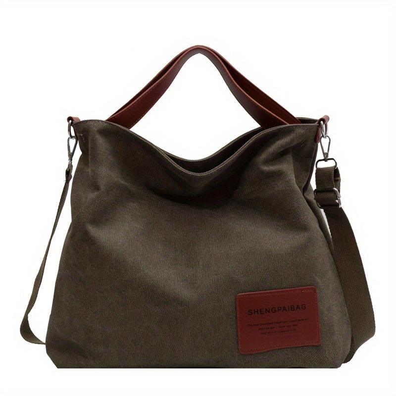Bolsa de Ombro em Canvas Estilosa e Prática