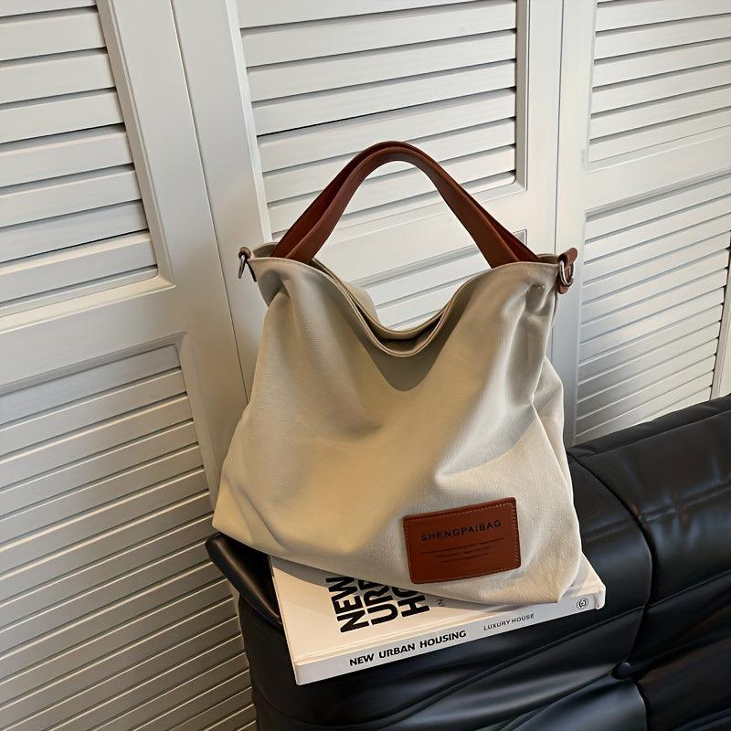 Bolsa de Ombro em Canvas Estilosa e Prática