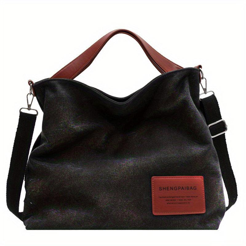 Bolsa de Ombro em Canvas Estilosa e Prática