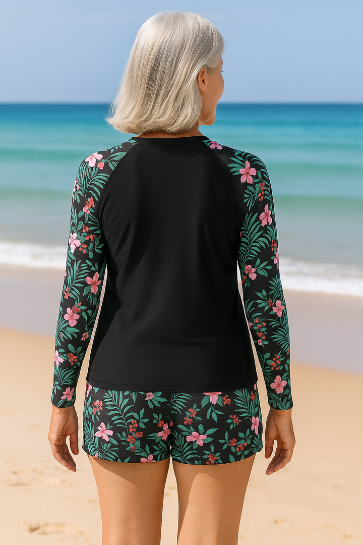 Oceara| UPF 50+ SunSafe Tankini Set - Protection Meets Effortless Comfort