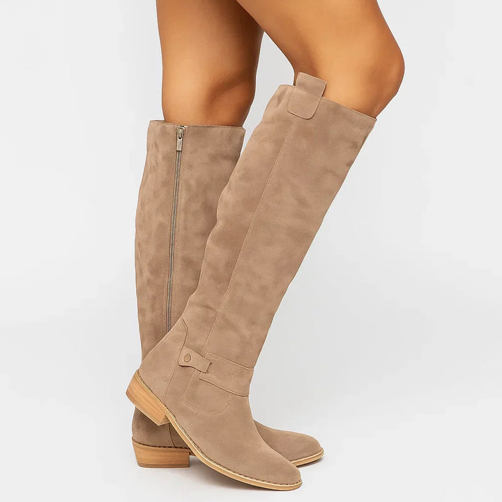 Botas de Inverno Femininas Pretas Confortáveis Design 4 Estações Com Solado Antiderrapante