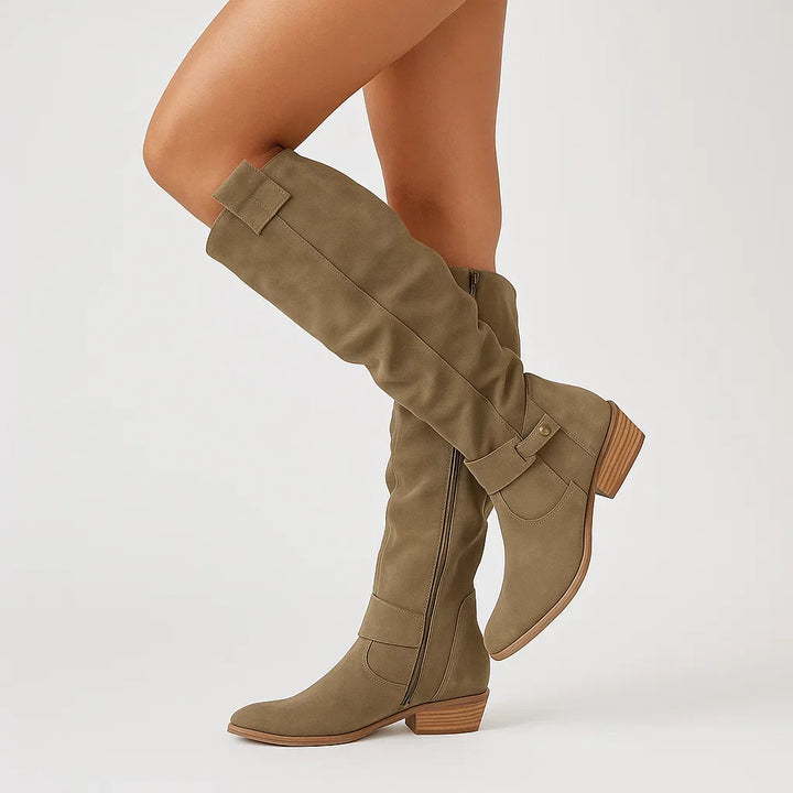 Botas de Inverno Femininas Pretas Confortáveis Design 4 Estações Com Solado Antiderrapante