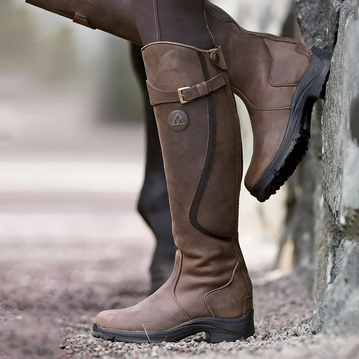 Ava | Knee High Leather Riding Boots