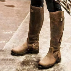 Ava | Knee High Leather Riding Boots
