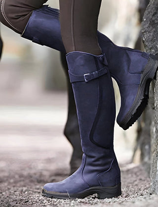 Ava | Knee High Leather Riding Boots
