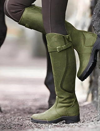 Ava | Knee High Leather Riding Boots