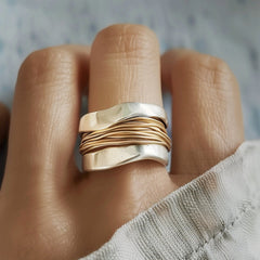 Esther | Dainty Ladies Silver Tone Ring