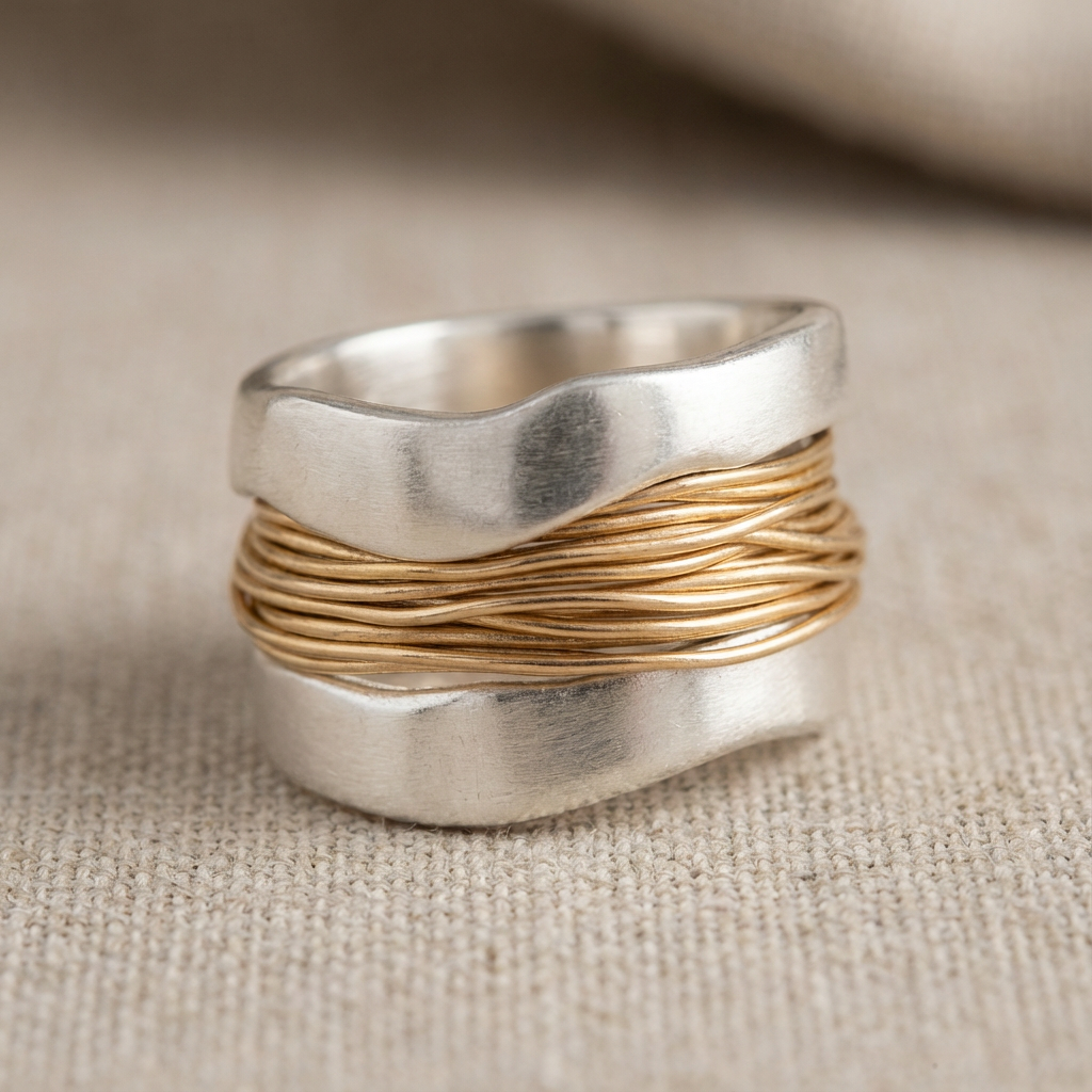 Esther | Dainty Ladies Silver Tone Ring