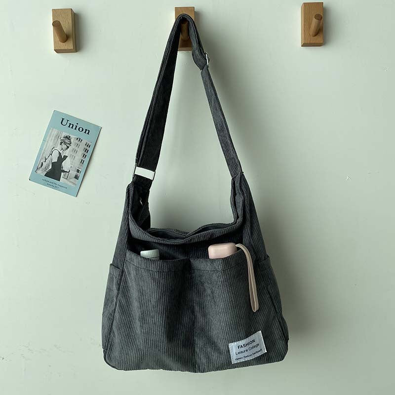 Helena | Corduroy Vintage Shoulder Bag