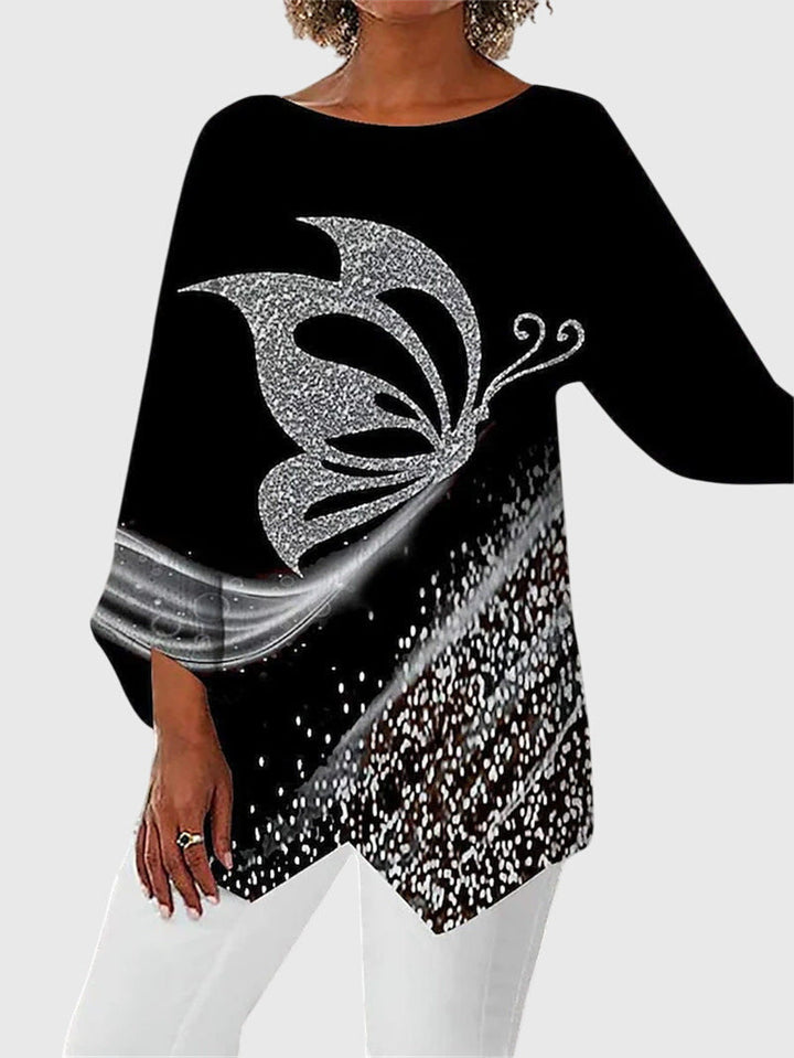Alayah | Blusa Elegante com Gola Redonda