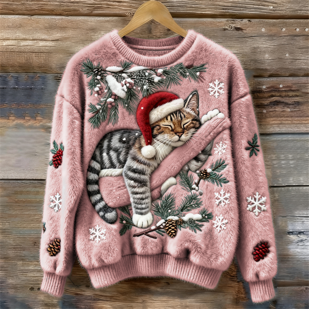 Emery | The Purrfect Christmas Sweater for Cat Lovers