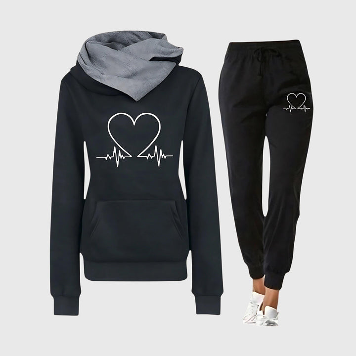 Aria | Heartbeat Hoodie & Jogger Set