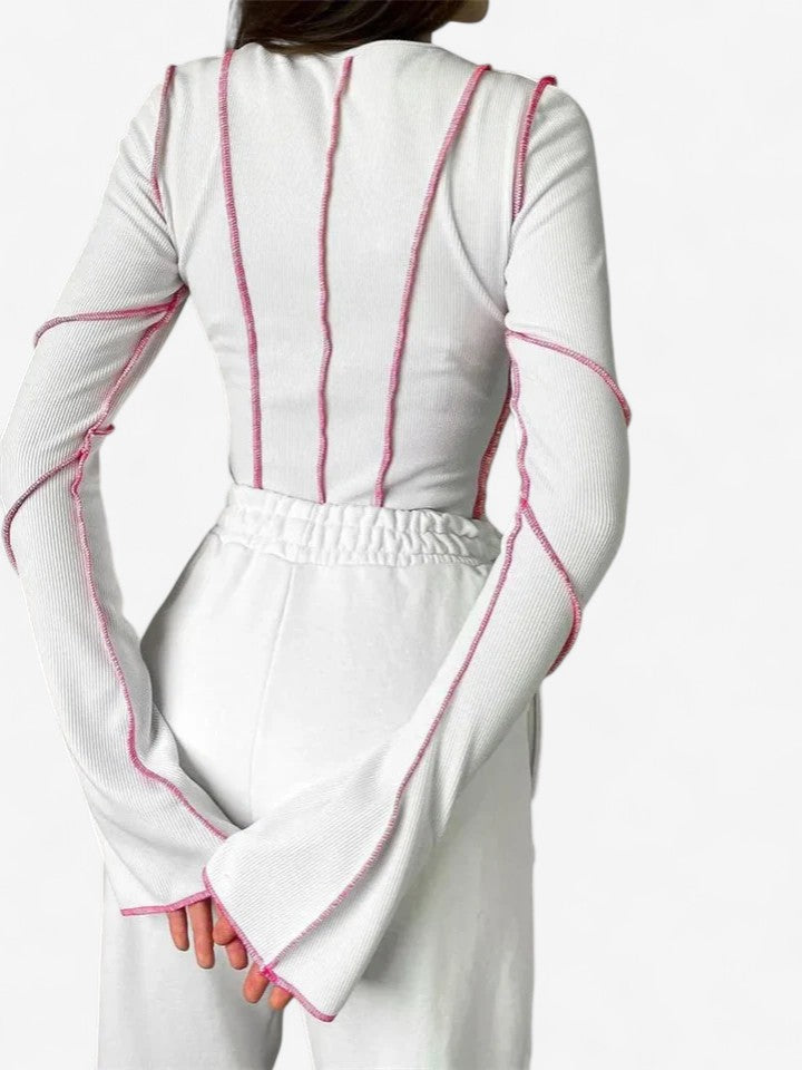 Imona | Blusa de Manga Longa Confortável