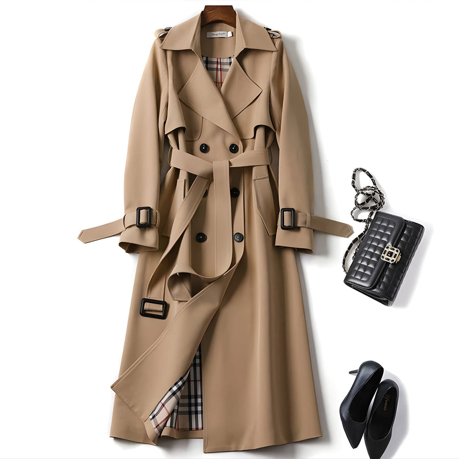 Jade | Women's Tailored Trench Coat, Breathable All-Weather Layering Coat