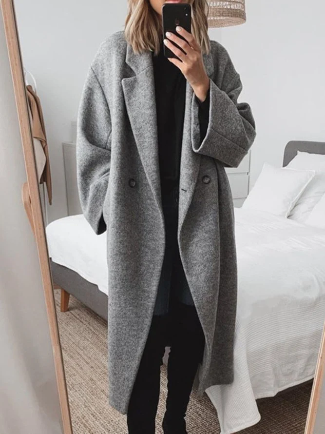 Ella | Long Women's Wool Overcoat