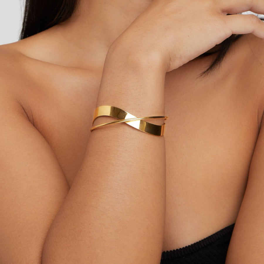 Verity | Ladies Gold Tone Bracelet
