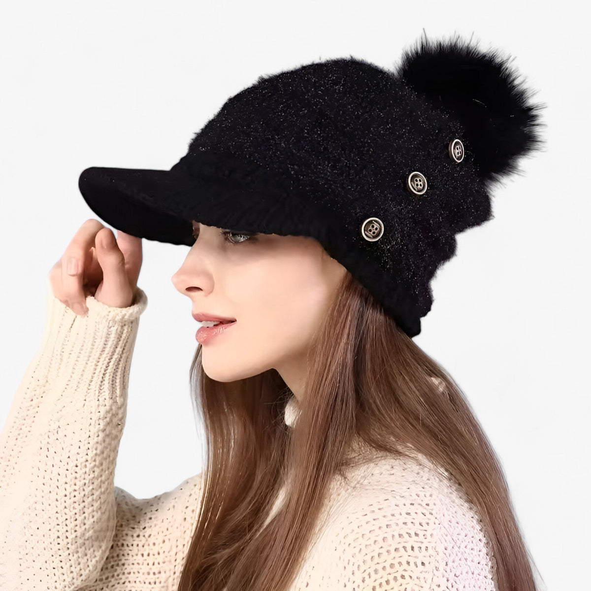 Benjamin | Knit Winter Pom Pom Hat
