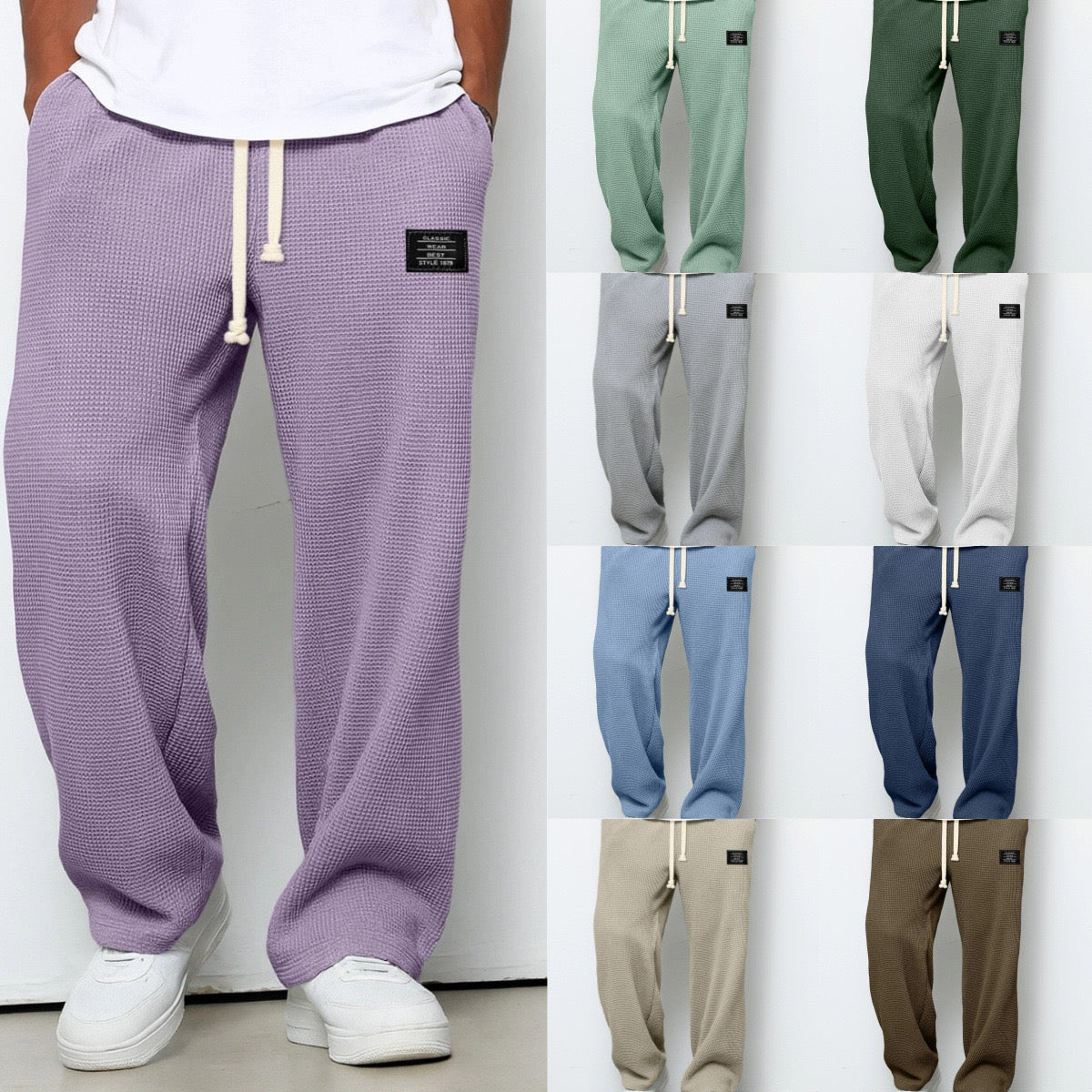 Benjamin | Lace Relaxed Cargo Palazzo Pants