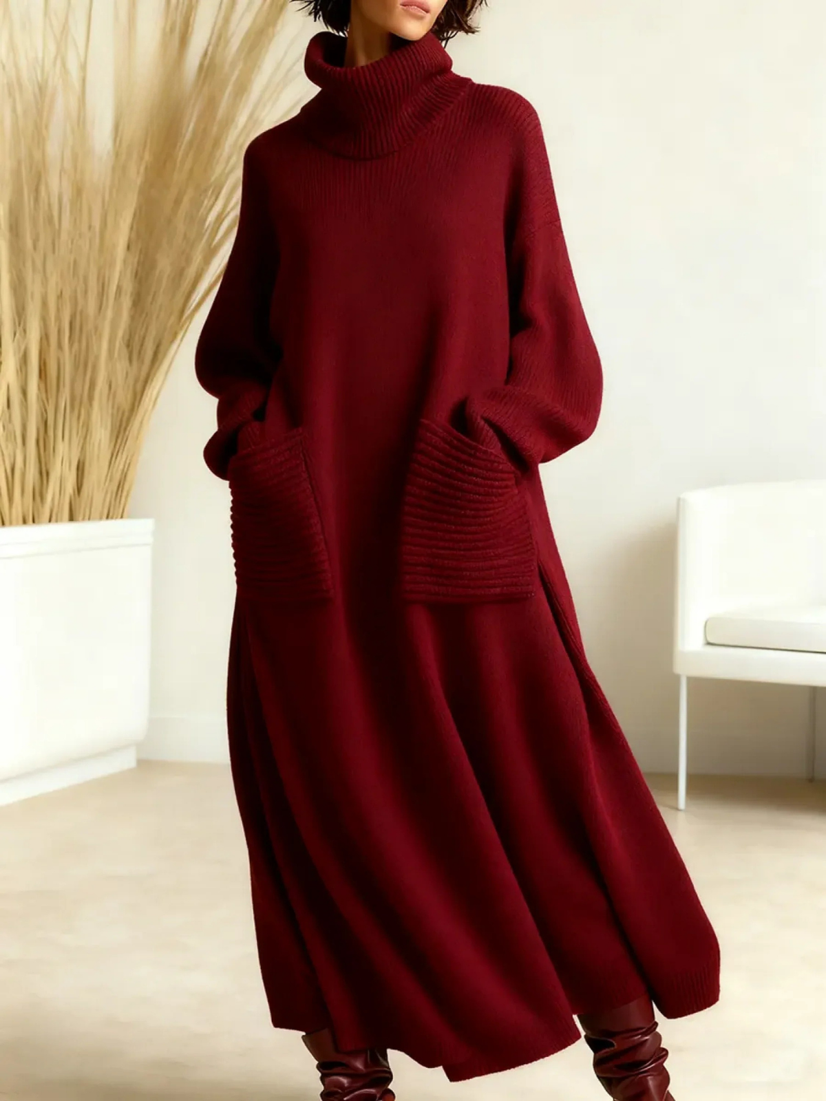Benjamin | Maxi Knit Cable Dress