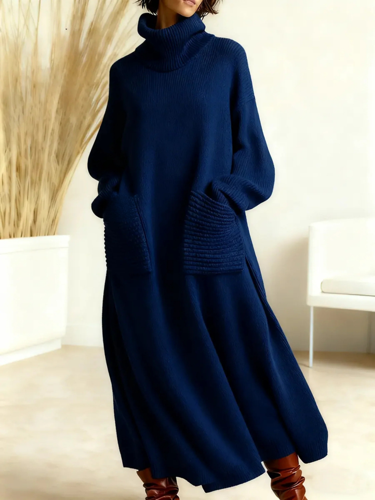 Benjamin | Maxi Knit Cable Dress