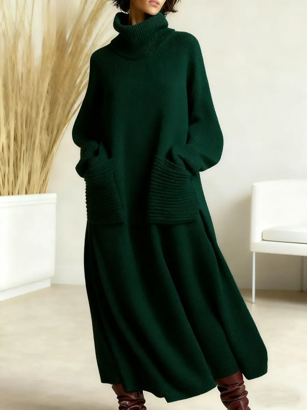 Benjamin | Maxi Knit Cable Dress