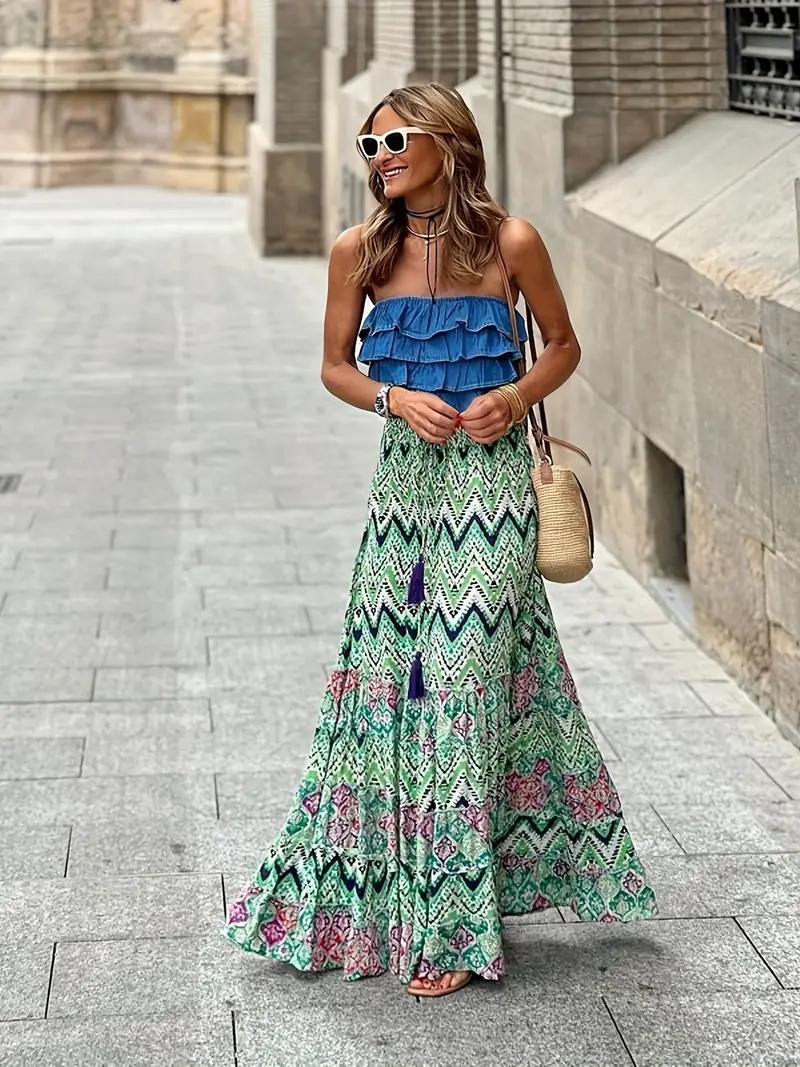 Benjamin | Maxi Long Womens Skirt