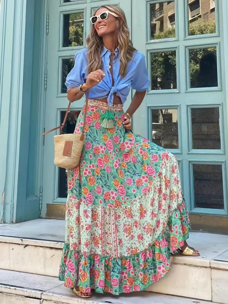 Benjamin | Maxi Long Womens Skirt