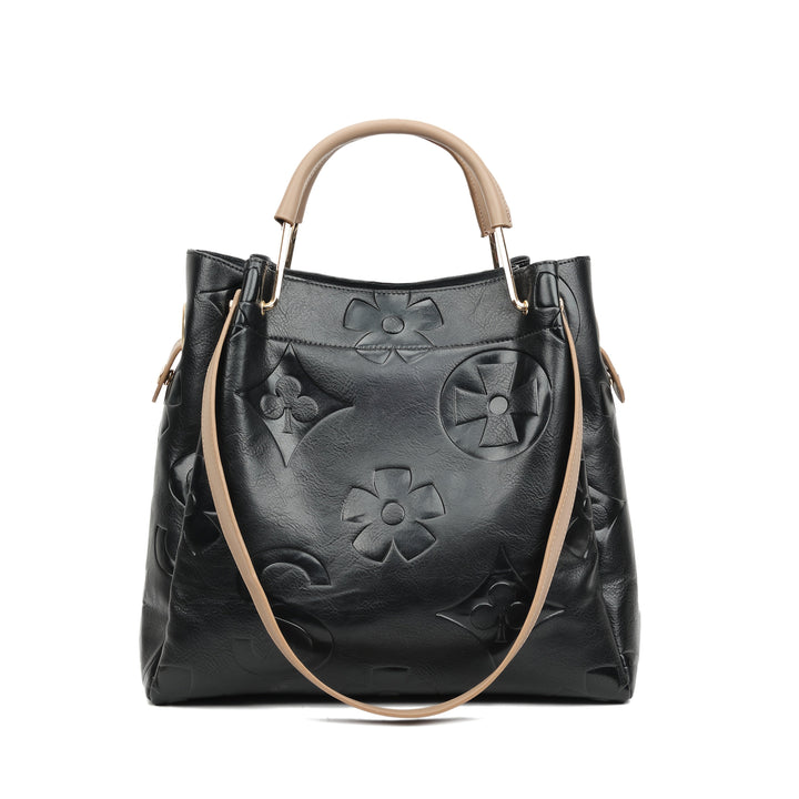 Luna | Conjunto de Bolsa com Relevo Floral