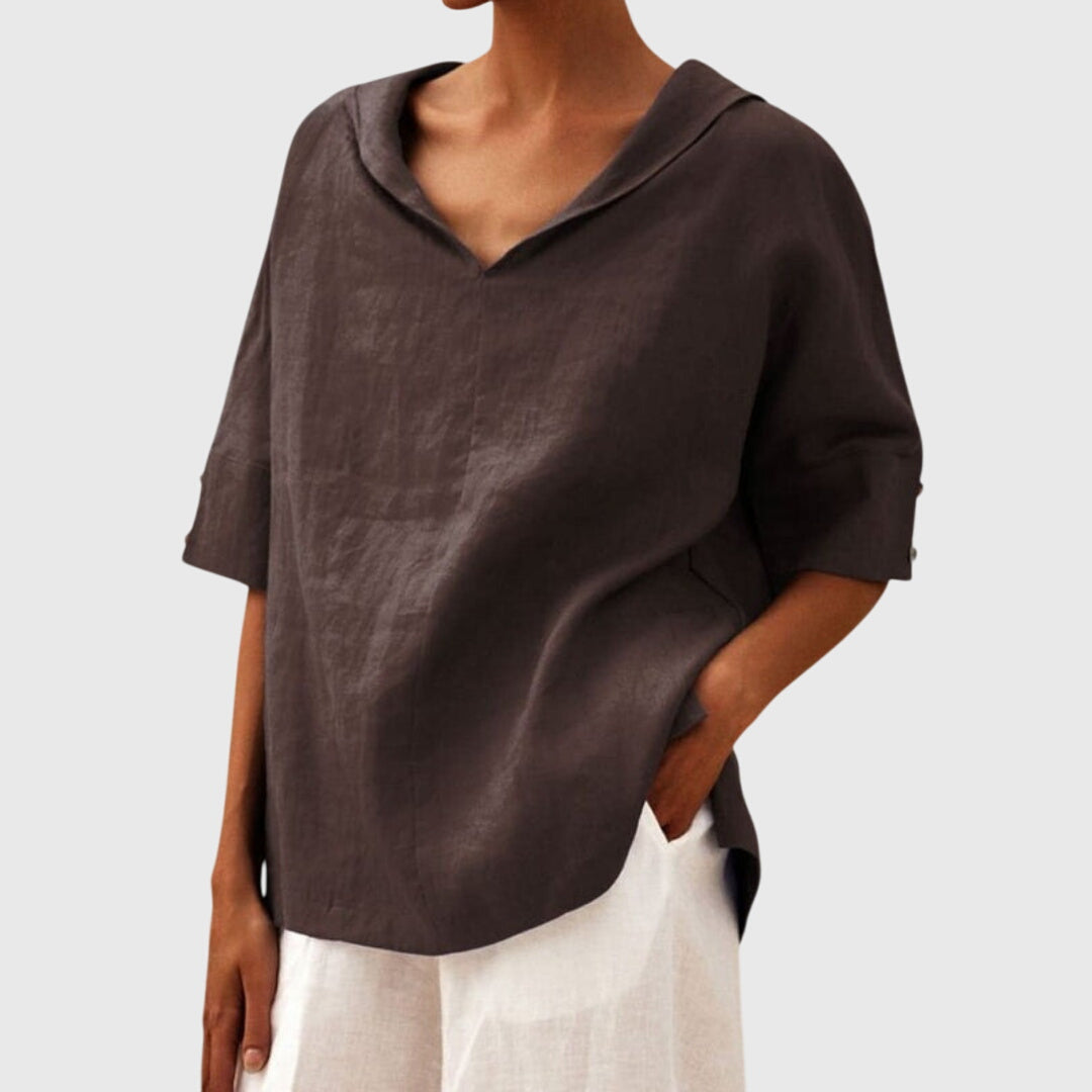 Joanna | Blusa Casual de Caimento Solto