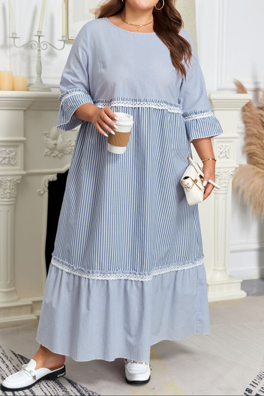 Skyline | Vestido Maxi Listrado