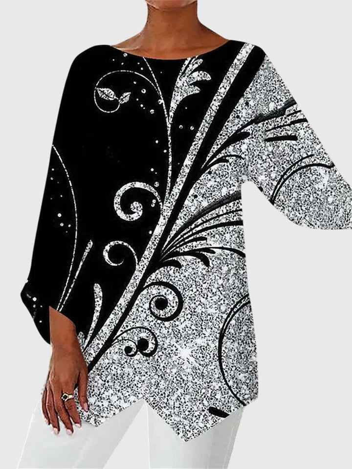 Alayah | Blusa Elegante com Gola Redonda