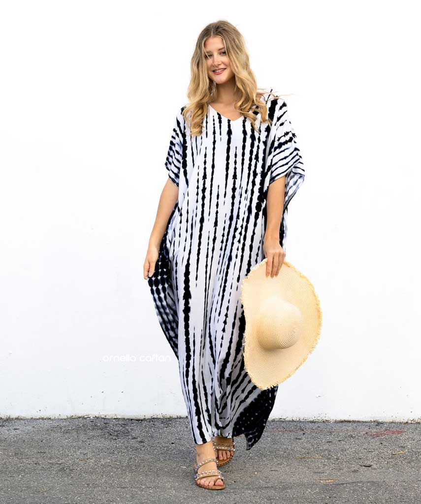 Joanna | Vestido Caftan Maxi Solto