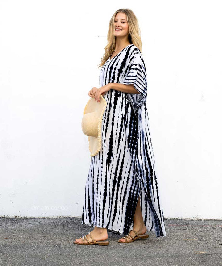 Joanna | Vestido Caftan Maxi Solto
