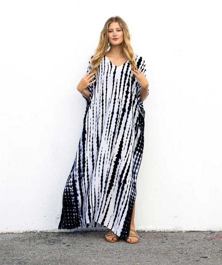 Joanna | Vestido Caftan Maxi Solto
