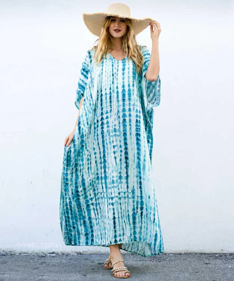 Joanna | Vestido Caftan Maxi Solto