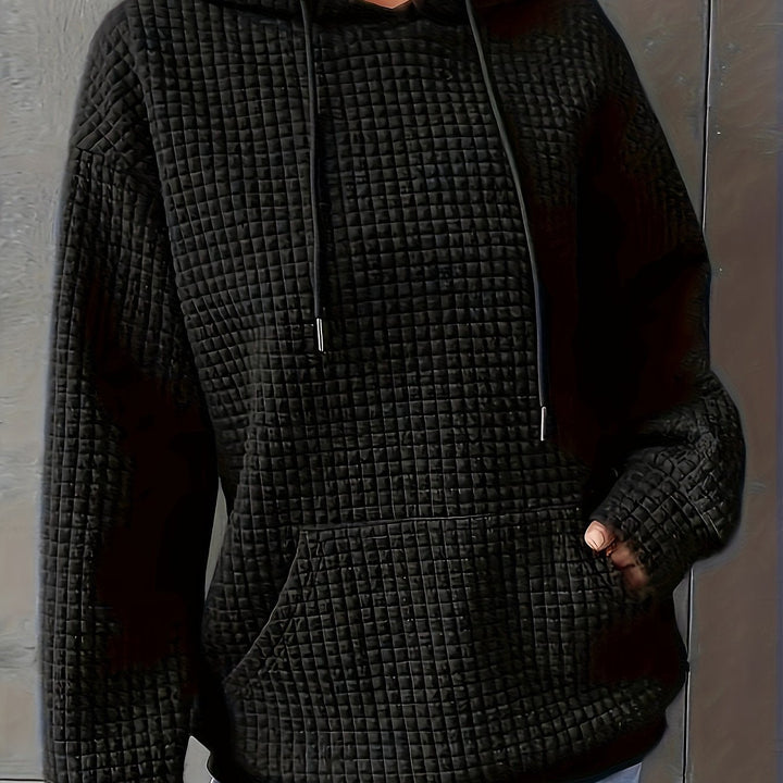 Lena | Cozy Waffle Knit Hooded Sweater