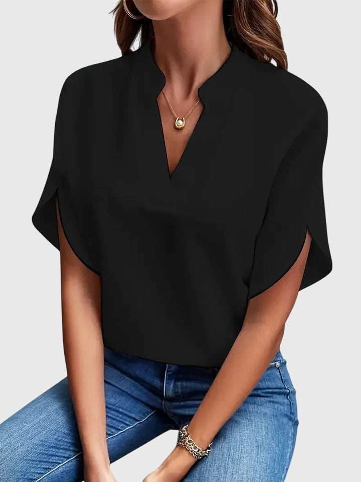 Beatrix | Camisa Suave e Elegante com Decote V