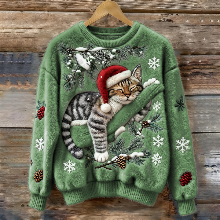 Emery | The Purrfect Christmas Sweater for Cat Lovers