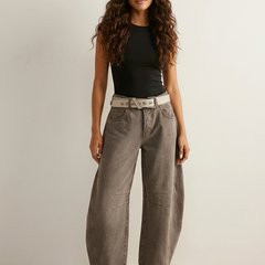 Effie | Relaxed Fit Barrel Jeans