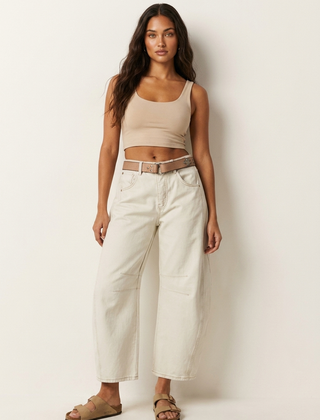 Effie | Relaxed Fit Barrel Jeans